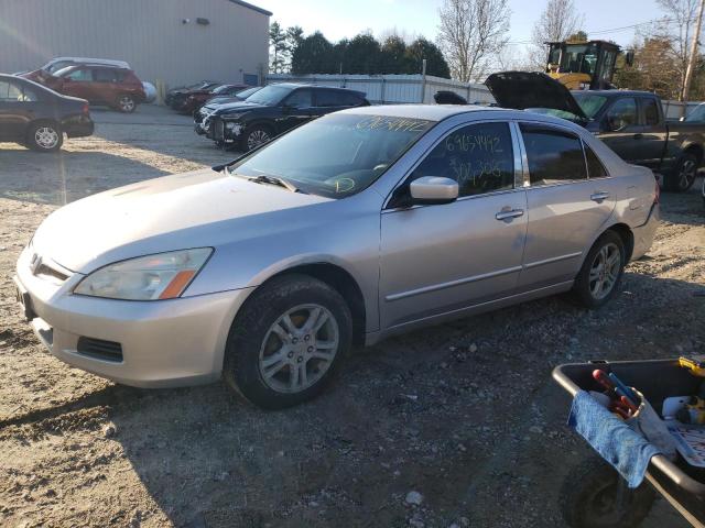 1HGCM56326A167111 - 2006 HONDA ACCORD SE GRAY photo 1