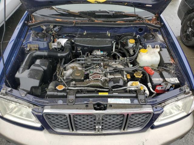JF1SF65531H706595 - 2001 SUBARU FORESTER S BLUE photo 11