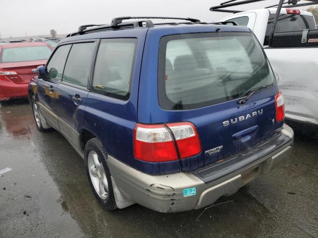 JF1SF65531H706595 - 2001 SUBARU FORESTER S BLUE photo 2