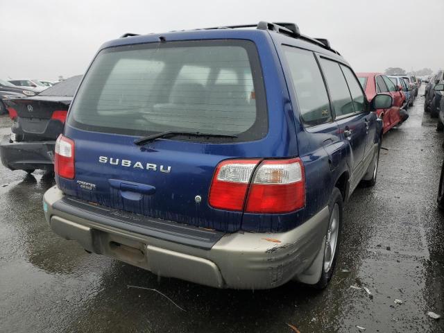 JF1SF65531H706595 - 2001 SUBARU FORESTER S BLUE photo 3