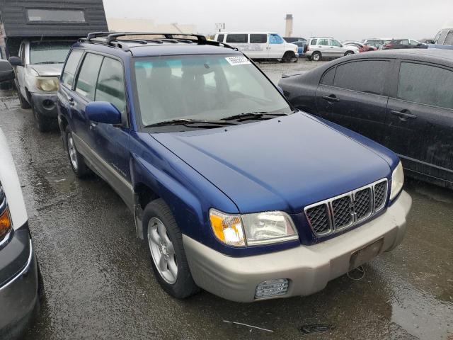JF1SF65531H706595 - 2001 SUBARU FORESTER S BLUE photo 4
