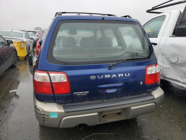 JF1SF65531H706595 - 2001 SUBARU FORESTER S BLUE photo 6