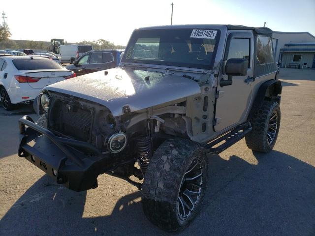 1C4AJWAG4FL608207 - 2015 JEEP WRANGLER S SILVER photo 1
