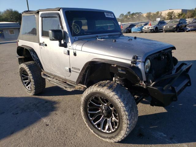 1C4AJWAG4FL608207 - 2015 JEEP WRANGLER S SILVER photo 4