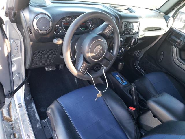 1C4AJWAG4FL608207 - 2015 JEEP WRANGLER S SILVER photo 8