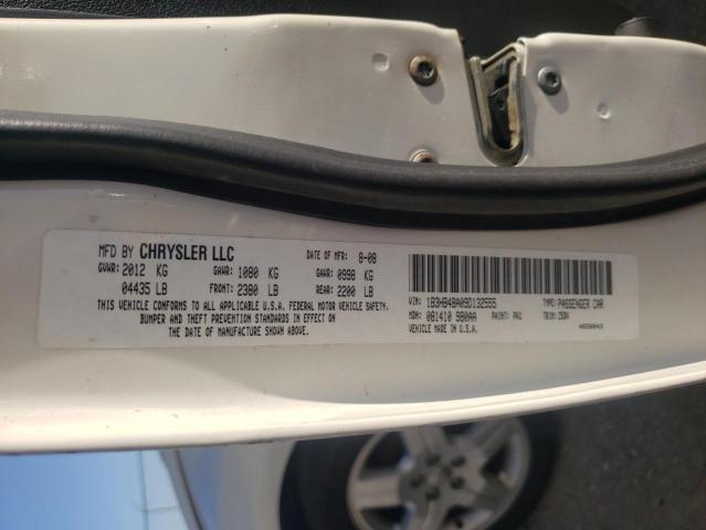 1B3HB48A09D132555 - 2009 DODGE CALIBER SX WHITE photo 12