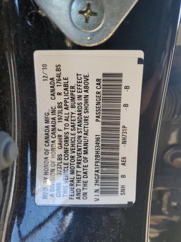 2HGFA1F92BH534961 - 2011 HONDA CIVIC EXL Qara foto 13