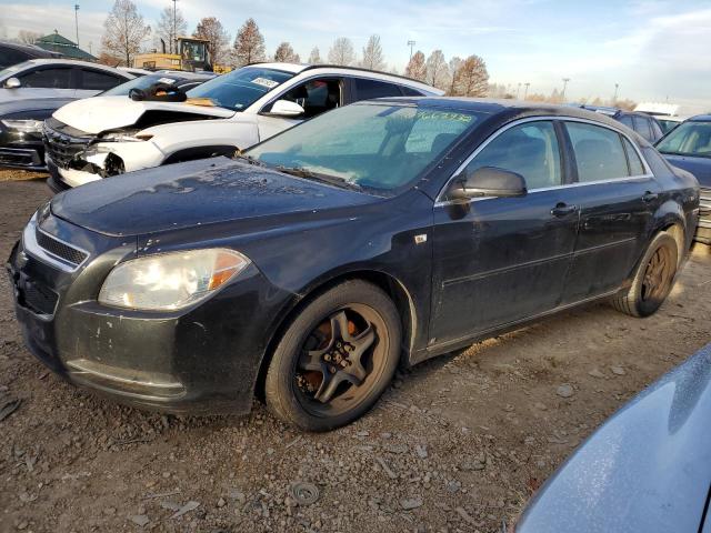 1G1ZH57B98F294262 - 2008 CHEVROLET MALIBU 1LT BLACK photo 1