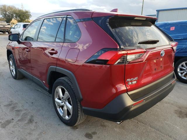 JTMB6RFV5MD042077 - 2021 TOYOTA RAV4 XLE P RED photo 2