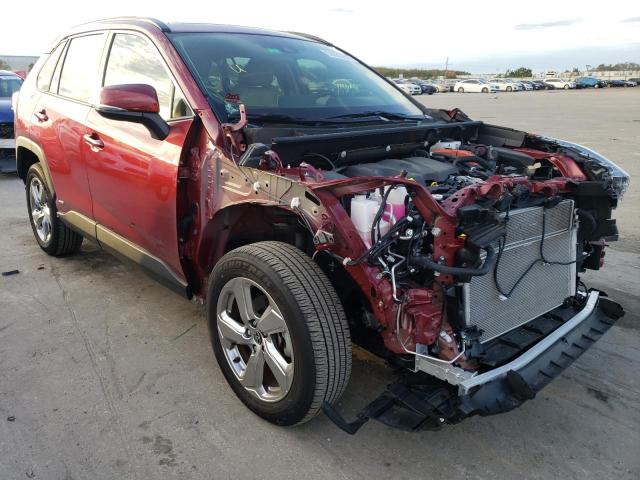 JTMB6RFV5MD042077 - 2021 TOYOTA RAV4 XLE P RED photo 4