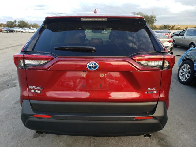 JTMB6RFV5MD042077 - 2021 TOYOTA RAV4 XLE P RED photo 6