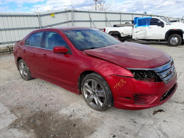 3FAHP0DC3BR296207 - 2011 FORD FUSION SPO RED photo 4