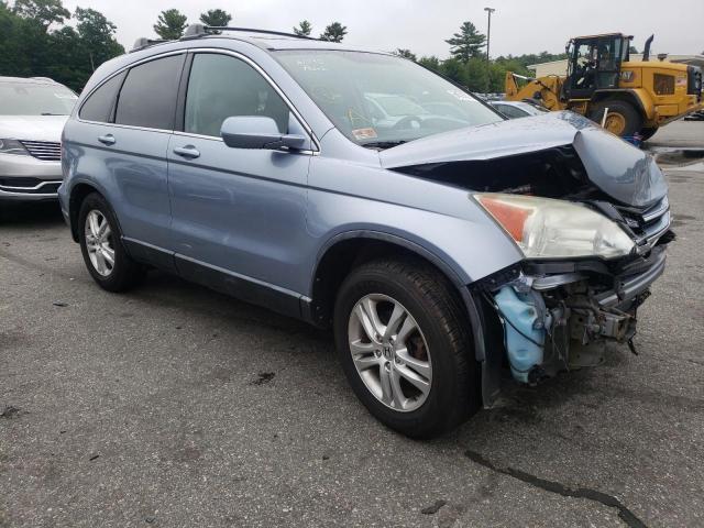 5J6RE4H71AL039353 - 2010 HONDA CR-V EX-L BLUE photo 1