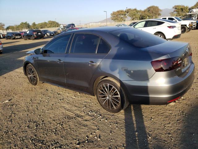 3VW2K7AJ2DM430356 - 2013 VOLKSWAGEN JETTA BASE GRAY photo 2