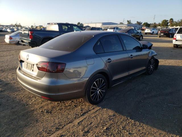 3VW2K7AJ2DM430356 - 2013 VOLKSWAGEN JETTA BASE GRAY photo 3