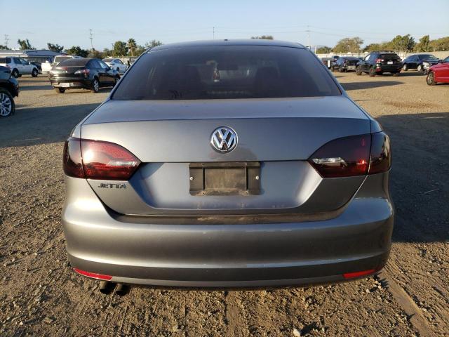 3VW2K7AJ2DM430356 - 2013 VOLKSWAGEN JETTA BASE GRAY photo 6