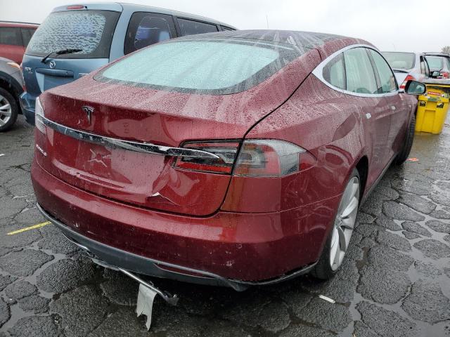 5YJSA1DN7CFS00333 - 2012 TESLA MODEL S Burdeos foto 3