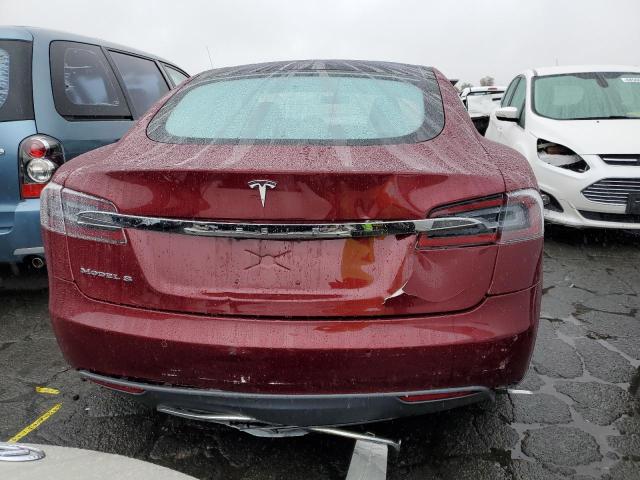 5YJSA1DN7CFS00333 - 2012 TESLA MODEL S Burdeos foto 6