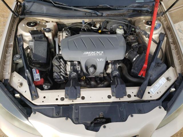 2G2WS542541287900 - 2004 PONTIAC GRAND PRIX ოქროსფერი ფოტო 11