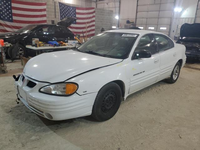 1G2NE52E7XC544005 - 1999 PONTIAC GRAND AM S WHITE photo 1