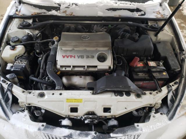 4T1CA30P74U018322 - 2004 TOYOTA CAMRY SOLA WHITE photo 11