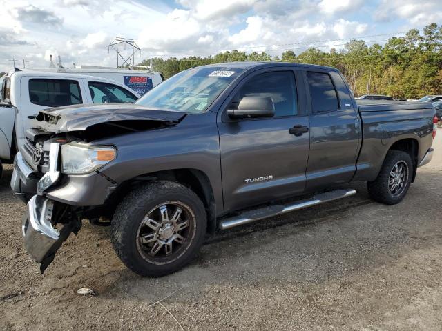 5TFRM5F17EX076726 - 2014 TOYOTA TUNDRA DOU GRAY photo 1