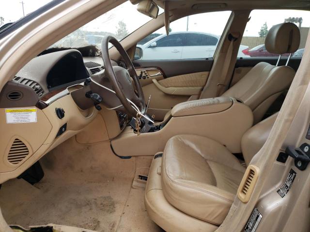 WDBNG75J55A****** - 2005 MERCEDES-BENZ S 500 GOLD photo 7