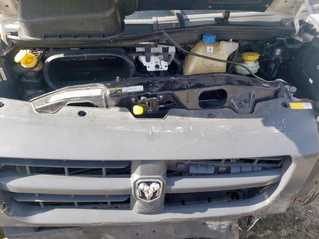 3C6TRVAG0HE521001 - 2017 RAM PROMASTER WHITE photo 7