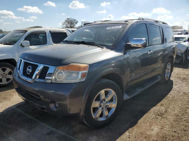 5N1BA08D59N607715 - 2009 NISSAN ARMADA SE GRAY photo 1