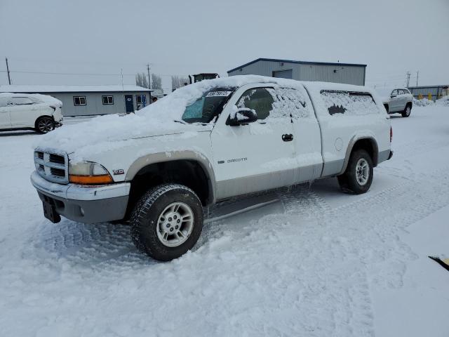 1B7GG22Y6XS264654 - 1999 DODGE DAKOTA WHITE photo 1