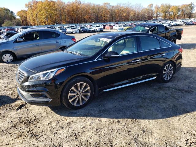 5NPE34AF2GH327813 - 2016 HYUNDAI SONATA BLACK photo 1