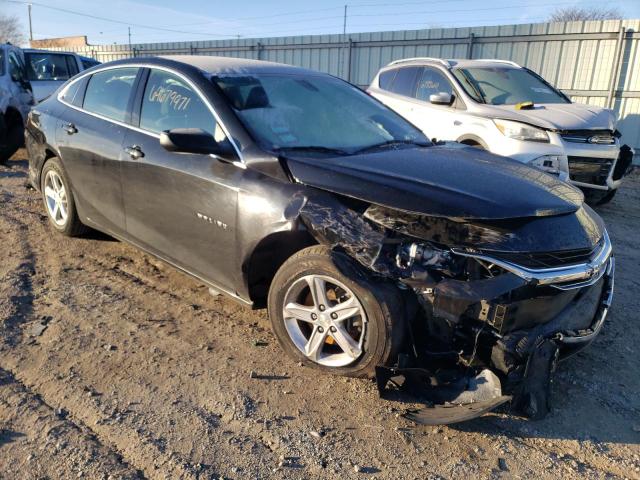 1G1ZB5ST0KF127572 - 2019 CHEVROLET MALIBU LS BLACK photo 1