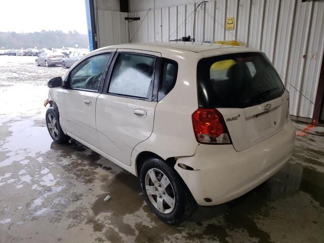 KL1TD66627B773509 - 2007 CHEVROLET AVEO BASE WHITE photo 2