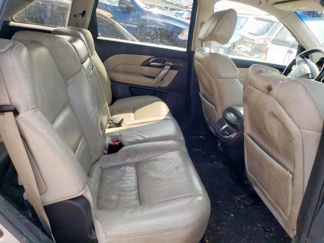 2HNYD2H52BH526898 - 2011 ACURA MDX ADVANC SILVER photo 6