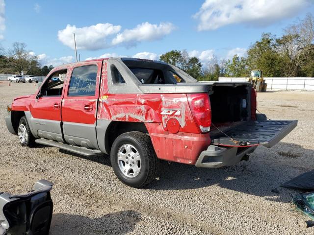 3GNEK13T22G163802 - 2002 CHEVROLET AVALANCHE RED photo 2