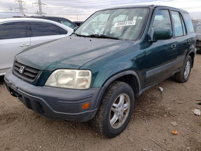 JHLRD18621S019362 - 2001 HONDA CR-V GREEN photo 1