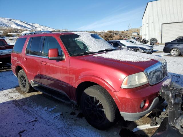 5LMEU68H85ZJ20342 - 2005 LINCOLN AVIATOR 红色 照片 4