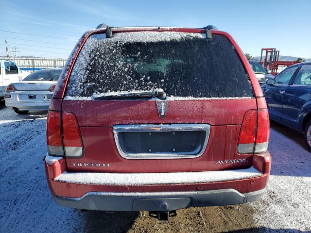 5LMEU68H85ZJ20342 - 2005 LINCOLN AVIATOR 红色 照片 6