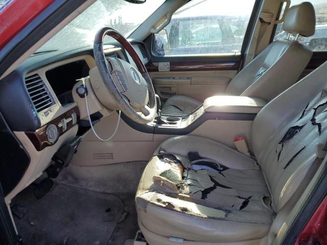 5LMEU68H85ZJ20342 - 2005 LINCOLN AVIATOR 红色 照片 7