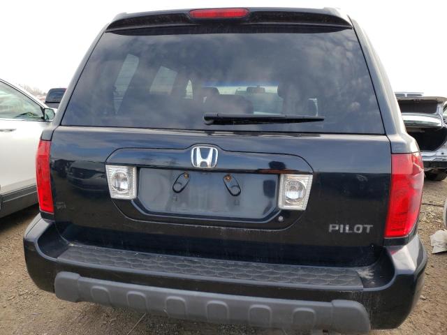 2HKYF18423H616398 - 2003 HONDA PILOT BLACK photo 6