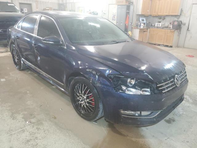 1VWCM7A38CC001593 - 2012 VOLKSWAGEN PASSAT SEL BLUE photo 4