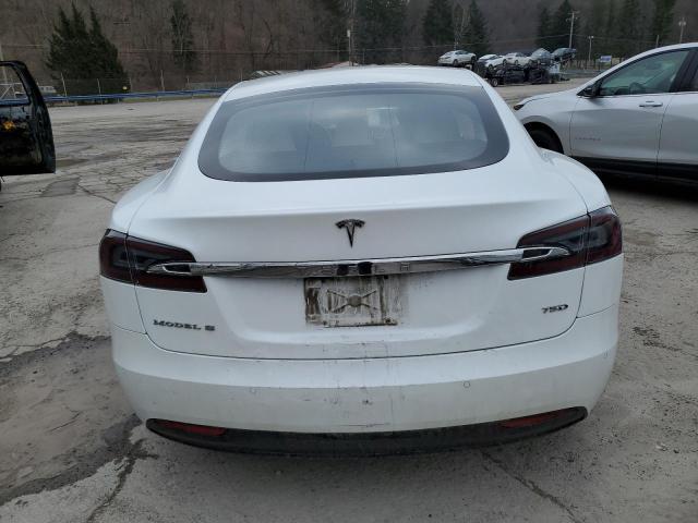 5YJSA1E23HF183719 - 2017 TESLA MODEL S Blanco foto 6