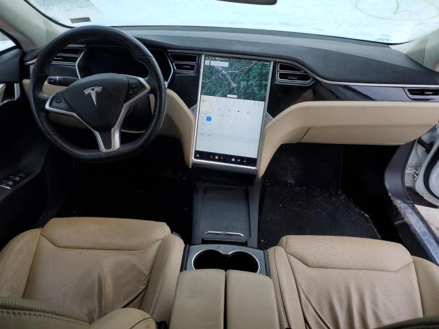 5YJSA1E23HF183719 - 2017 TESLA MODEL S Blanco foto 8