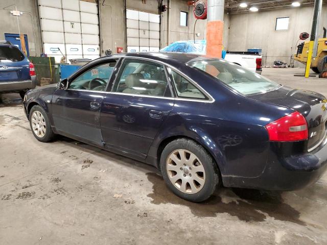 WAUEH64B81N087578 - 2001 AUDI A6 2.8 QUA BLUE photo 2