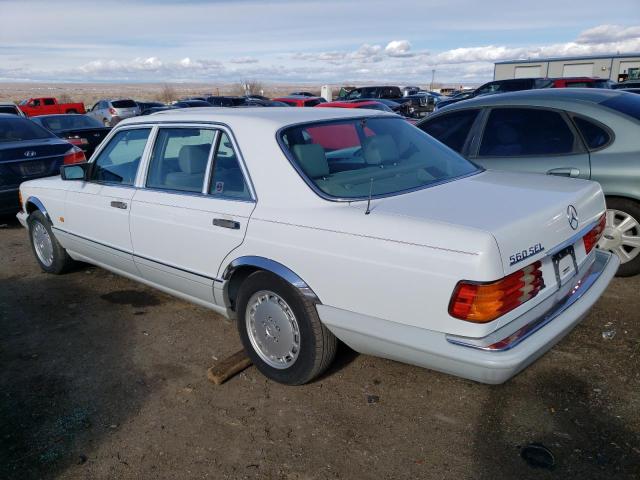 WDBCA39E2MA563513 - 1991 MERCEDES-BENZ 560 SEL WHITE photo 2