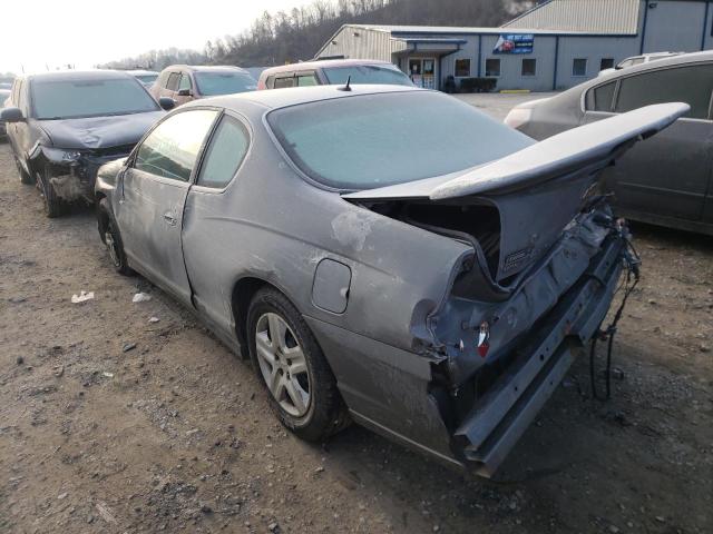 2G1WJ15K179107753 - 2007 CHEVROLET MONTE CARL GRAY photo 3