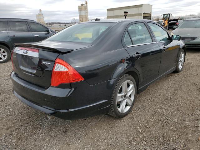 3FAHP0KC7AR164987 - 2010 FORD FUSION SPO BLACK photo 3