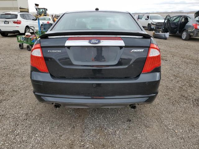 3FAHP0KC7AR164987 - 2010 FORD FUSION SPO BLACK photo 6