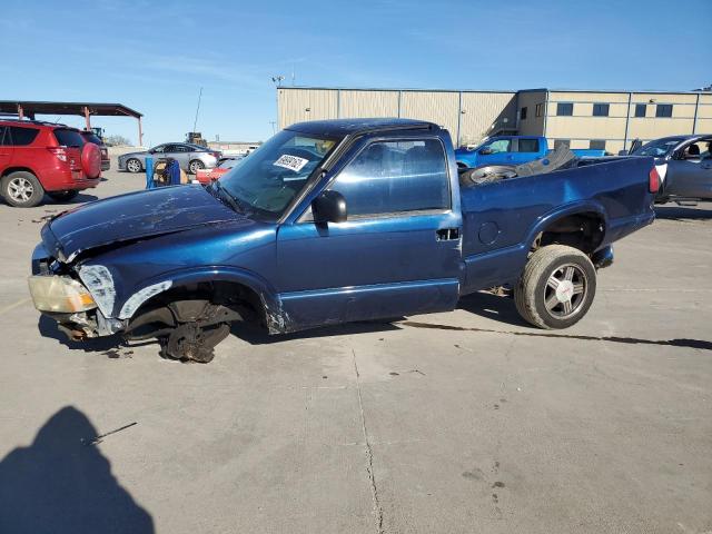 1GTCS14W018178327 - 2001 GMC SONOMA BLUE photo 1