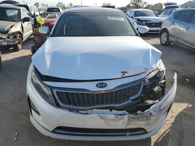 KNAGN4AD8E5073116 - 2014 KIA OPTIMA HYB WHITE photo 5